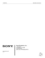 Предварительный просмотр 8 страницы Sony Large Hospitality Table Stand CH-SSTLU Installation Instructions Manual