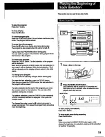 Предварительный просмотр 19 страницы Sony LBT-D117CD Operating Instructions Manual