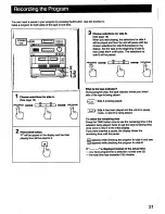 Предварительный просмотр 21 страницы Sony LBT-D117CD Operating Instructions Manual