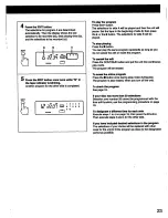 Preview for 23 page of Sony LBT-D117CD Operating Instructions Manual