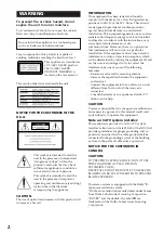 Preview for 2 page of Sony LBT-D290 - Compact Hifi Stereo System Operating Instructions Manual