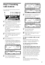 Preview for 7 page of Sony LBT-D290 - Compact Hifi Stereo System Operating Instructions Manual