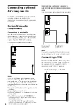 Preview for 8 page of Sony LBT-D290 - Compact Hifi Stereo System Operating Instructions Manual