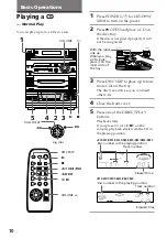 Preview for 10 page of Sony LBT-D290 - Compact Hifi Stereo System Operating Instructions Manual