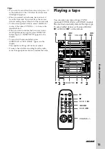 Preview for 15 page of Sony LBT-D290 - Compact Hifi Stereo System Operating Instructions Manual