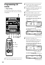 Предварительный просмотр 20 страницы Sony LBT-D290 - Compact Hifi Stereo System Operating Instructions Manual