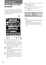 Предварительный просмотр 22 страницы Sony LBT-D290 - Compact Hifi Stereo System Operating Instructions Manual