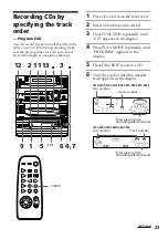 Предварительный просмотр 23 страницы Sony LBT-D290 - Compact Hifi Stereo System Operating Instructions Manual