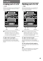 Preview for 25 page of Sony LBT-D290 - Compact Hifi Stereo System Operating Instructions Manual