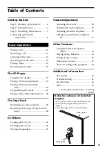 Preview for 3 page of Sony LBT-D390 - Compact Hi-fi Stereo System Operating Instructions Manual