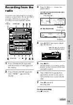 Предварительный просмотр 15 страницы Sony LBT-D390 - Compact Hi-fi Stereo System Operating Instructions Manual