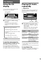 Предварительный просмотр 19 страницы Sony LBT-D390 - Compact Hi-fi Stereo System Operating Instructions Manual