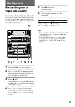 Предварительный просмотр 23 страницы Sony LBT-D390 - Compact Hi-fi Stereo System Operating Instructions Manual