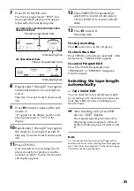 Предварительный просмотр 25 страницы Sony LBT-D390 - Compact Hi-fi Stereo System Operating Instructions Manual