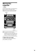 Предварительный просмотр 27 страницы Sony LBT-D390 - Compact Hi-fi Stereo System Operating Instructions Manual