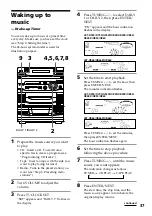 Предварительный просмотр 37 страницы Sony LBT-D390 - Compact Hi-fi Stereo System Operating Instructions Manual