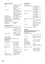 Preview for 44 page of Sony LBT-D390 - Compact Hi-fi Stereo System Operating Instructions Manual