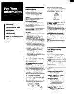 Предварительный просмотр 26 страницы Sony LBT-D570 - Compact Hifi Stereo System Operating Instructions Manual