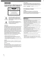 Preview for 2 page of Sony LBT-D670AV - Compact Hifi Stereo System Operating Instructions Manual