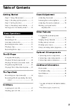 Preview for 3 page of Sony LBT-DR4 Operating Instructions Manual