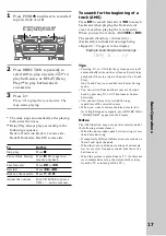 Предварительный просмотр 17 страницы Sony LBT-DR4 Operating Instructions Manual