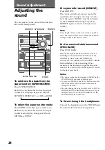 Preview for 28 page of Sony LBT-DR4 Operating Instructions Manual