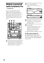 Предварительный просмотр 32 страницы Sony LBT-DR4 Operating Instructions Manual