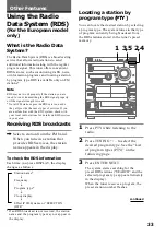 Preview for 33 page of Sony LBT-DR4 Operating Instructions Manual