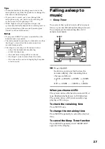 Предварительный просмотр 37 страницы Sony LBT-DR4 Operating Instructions Manual