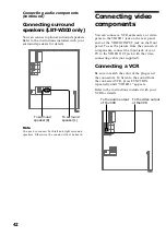 Preview for 42 page of Sony LBT-DR4 Operating Instructions Manual