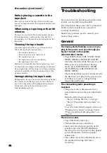 Preview for 46 page of Sony LBT-DR4 Operating Instructions Manual