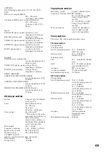 Предварительный просмотр 49 страницы Sony LBT-DR4 Operating Instructions Manual