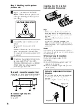 Предварительный просмотр 6 страницы Sony LBT-DR7AV Operating Instructions Manual