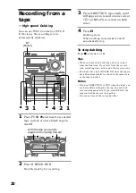 Предварительный просмотр 20 страницы Sony LBT-DR7AV Operating Instructions Manual