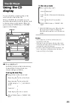 Предварительный просмотр 21 страницы Sony LBT-DR7AV Operating Instructions Manual