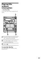 Предварительный просмотр 25 страницы Sony LBT-DR7AV Operating Instructions Manual