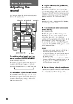 Предварительный просмотр 30 страницы Sony LBT-DR7AV Operating Instructions Manual