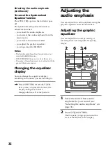 Предварительный просмотр 32 страницы Sony LBT-DR7AV Operating Instructions Manual