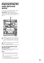 Предварительный просмотр 35 страницы Sony LBT-DR7AV Operating Instructions Manual