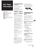 Предварительный просмотр 19 страницы Sony LBT-G200K Operating Instructions Manual