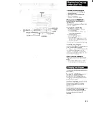 Предварительный просмотр 21 страницы Sony LBT-G3000 Operating Instructions Manual