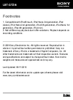 Preview for 14 page of Sony LBT-GTZ4i - CD Changer Mini Shelf System Specifications