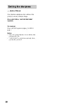 Preview for 22 page of Sony LBT-GV10AV Operating Instructions Manual