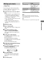 Preview for 33 page of Sony LBT-GV10AV Operating Instructions Manual