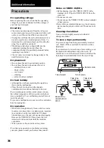 Preview for 36 page of Sony LBT-GV10AV Operating Instructions Manual