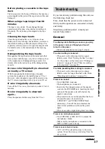 Предварительный просмотр 37 страницы Sony LBT-GV10AV Operating Instructions Manual