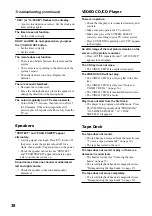 Preview for 38 page of Sony LBT-GV10AV Operating Instructions Manual