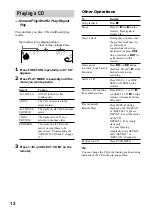 Preview for 12 page of Sony LBT-GV6 Operating Instructions Manual