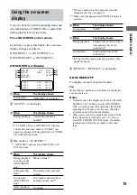 Предварительный просмотр 15 страницы Sony LBT-GV6 Operating Instructions Manual