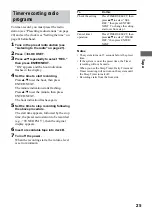 Preview for 25 page of Sony LBT-GV6 Operating Instructions Manual